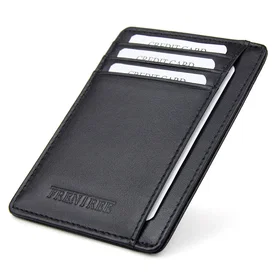 Frentree Card Holder with RFID Protection and Quick-Access Pocket