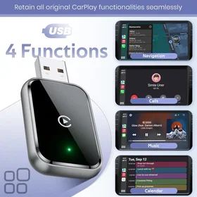 NÖRDIC 2-in-1 Android CarPlay Dongle