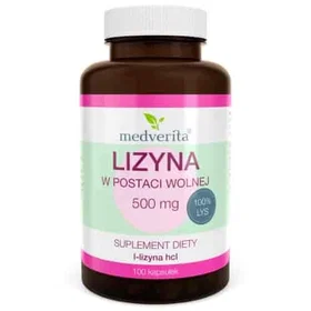 Medverita L-Lysine 500mg 100 Capsules