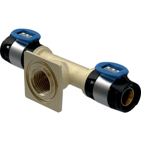 Flowfit Tee Messing 90° 16mmx1/2"