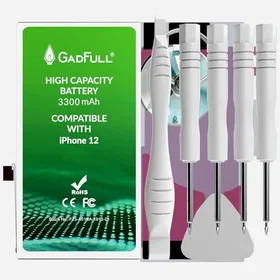 GadFull MB1004AP Batterie de remplacement grön/vit pour iPhone 12