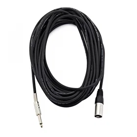 Gear4music Essentials XLR (M) à Jack Câble 10m JACK-XLRM-E-AM-10