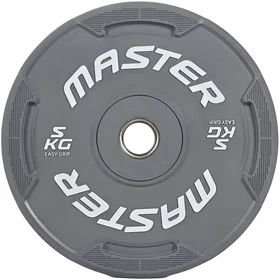 Master Fitness Easy Grip Gummi Vægtplatta 5kg