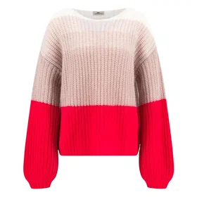 FYNCH-HATTON Stripe Loose Hairy Sweater (Women's)
