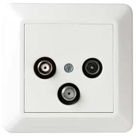 Elko RS16 antennekontakt innfelt m/2sat 3dB PH
