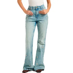 Lee Flare Fit Hög Midja Jeans (Dam)