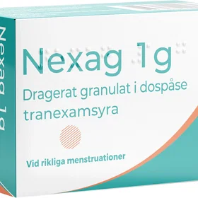 Nexag Tranexamsyra 1g 12 påsar