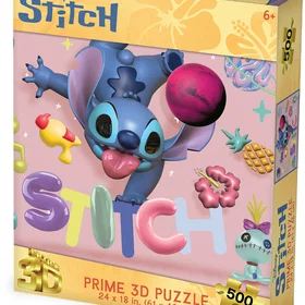 Prime 3D PRiME Disney Stitch Handstand 3D Lenticular Puzzle 500 Pieces