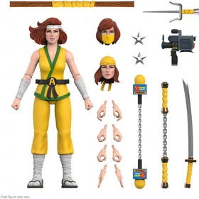 Super7 Teenage Mutant Ninja Turtles ULTIMATES! Ninja April Figur #0840049834064
