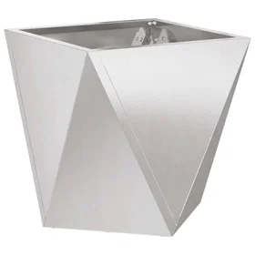 vidaXL Jardinière Acier Inoxydable Ø40x40x40cm