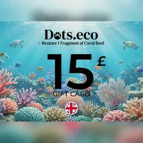 Dots.eco - Restore 1 fragment of coral reef Carte Cadeau 30 GBP