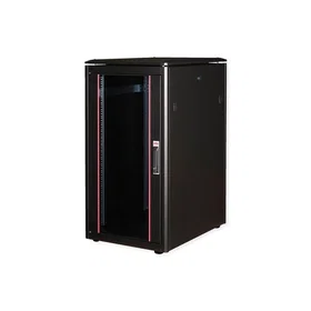 Roline 22U 600x800 mm Glasdør Rackskab