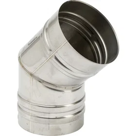 Metalbestos Omega Stål Albue 45° 150mm