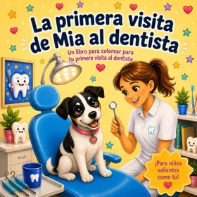 La Primera Visita De Mia Al Dentista Un Libro Para Colorear Para Tu Primera Visita Al Dentista Färgläggningsbok