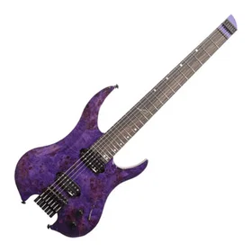 Legator Guitars Ghost Headless 7-String Purple Burl