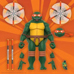 Super7 ULTIMATES! Teenage Mutant Ninja Turtles Michelangelo Wave 12 18cm