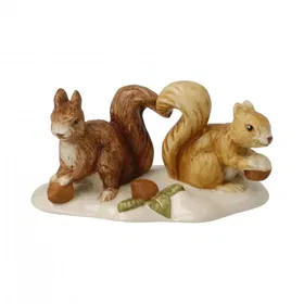Goebel Julfigur Letande Ekorrar 6x3cm