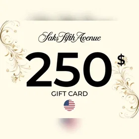 Saks Fifth Avenue Gift Card 250 USD