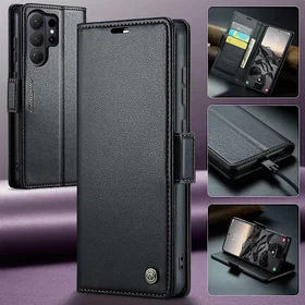 CaseMe Faux Leather Case för Samsung Galaxy S26 Ultra