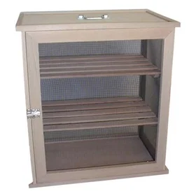 Masy Garde manger 2 Étages Bois Massif 55x60x34cm 209