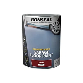 Ronseal Diamond Hard Garage Floor Paint Tile Red 5L