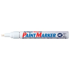 Artline Merkepenn 409XF Paint sned vit 12st