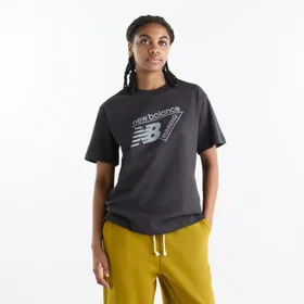 New Balance Classic Tri-Logo Kortärmad T-shirt (Dam)