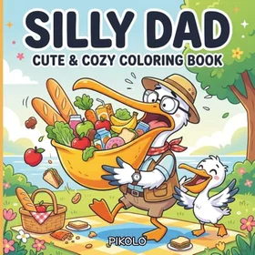 Silly Dad Färgläggningsbok för barn