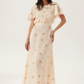Bubbleroom Occasion Ankel Sommerfuglerm Mesh Kjole