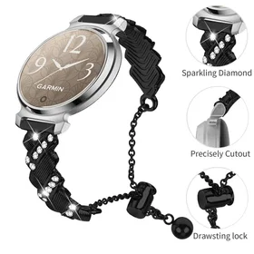 INF Hjerte Diamant Rem for Garmin Lily 2
