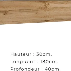 MEUBLORAMA AM-SWITCH-WT SW RTV Meuble TV 1 porte 3 niches 180cm