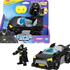 Imaginext DC Super Friends Metal Force Batmobile Leluauto JFJ68
