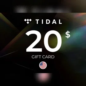 Tidal Gift Card 20 USD