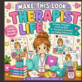 Make Therapist Life Färgläggningsbok för Terapeuter, Konsulter och Hjälpprofessionella