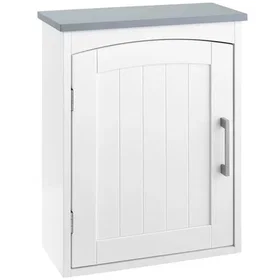 Kleankin Armoire Haute 41x18.5x52cm Blanche (834-361LG)