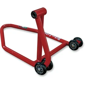 Bike Lift Support Arrière à Bras Simple Paddock Support Arrière Droit Rouge