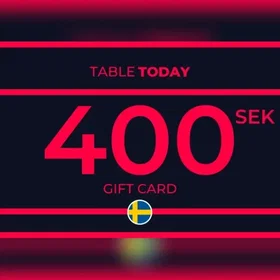 TableToday Gavekort 400 SEK