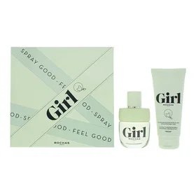 Rochas Girl Gift Set Eau de Toilette 60ml Shower Gel 100ml For Women