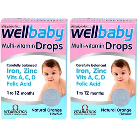 Vitabiotics Wellbaby 4 to 12 Months Multi-Vitamin Drops 30ml