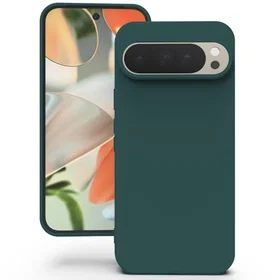 YATWIN Étui en silicone liquide pour Google Pixel 9/9 Pro