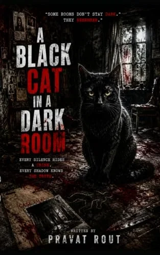 a black cat in a dark room: “Some cats are born from guilt.”