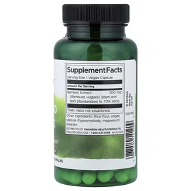 Swanson Extrait de bambou 300mg 60 Capsules