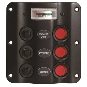 A.a.a. Electric Panel Black