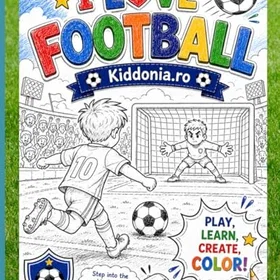 I Love Football Färgläggningsbok