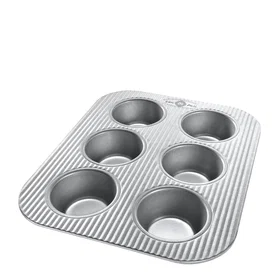 USA Stål Muffin Pan 6-Cup