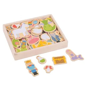 Bigjigs Toys Monde des Fées Aimants 35-Pièce BJ271