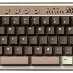 Royal Kludge M70 Mocha Grey Linear Cream Switch Tastatur (EN)