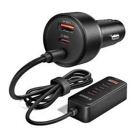 Orico ChargeClip CC-90-2A4C-BK-EP-HU Kakso USB-A 4x USB-C Autolaturi 108W
