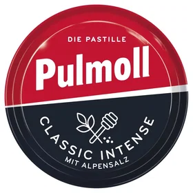 Pulmoll Classic Intense Pastiller med Lakrids, Honning & Alpensalt 75g