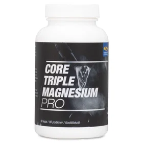 Svenskt Kosttillskott Core Triple Magnesium Pro 90 Kapslar